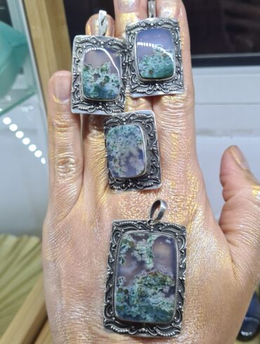 Комплект с мъхов ахат