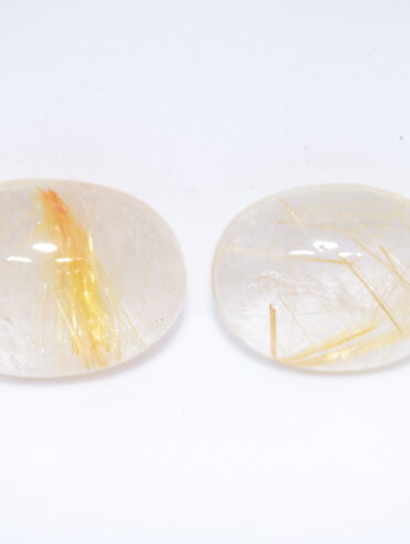 Кварц с рутилови включения - лот 2 бр.